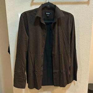 express button down long sleeve shirt